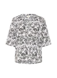 Kaffe KAHALEY PRINTED  - Blůza - chalk w black deep aop