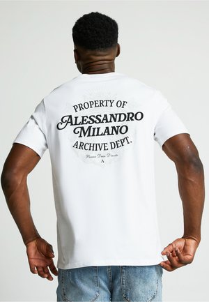 PIRELLI  - Camiseta estampada - optic white