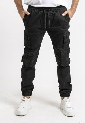 Ritchie Jeans BATTLE - Pantalon cargo - noir