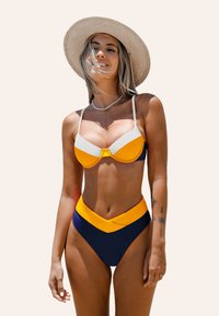 Cupshe VIBRANT BLOCK SET - Bikini - yellow