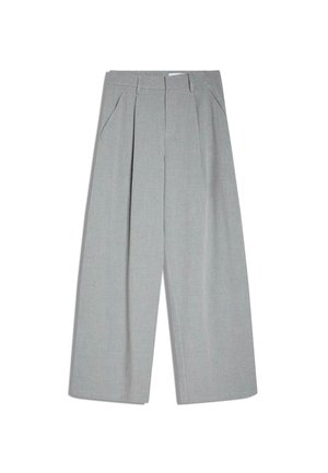 VOLUMINOUS WITH DOUBLE  - Nohavice - dark grey