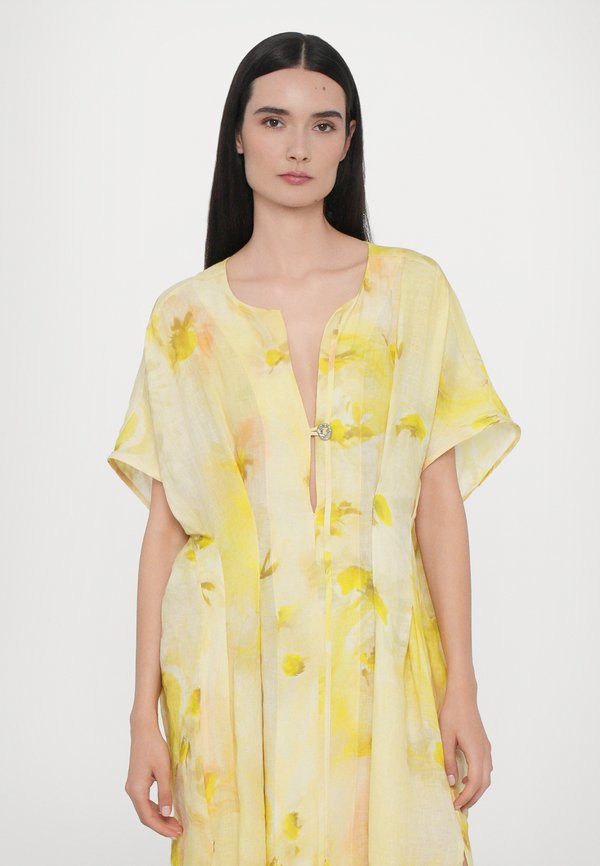 KIMBERLY DAISIES - Maxi dress - daisies lemon2