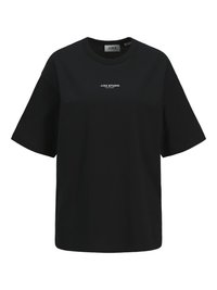 JXSTUDIO ERBRO LOOSE - T-shirts basic - black/bright white