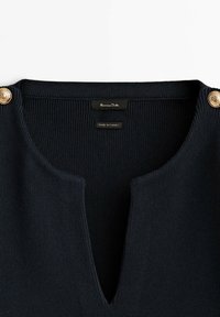 Massimo Dutti Strickpullover - dark blue