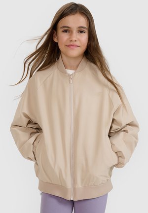 4F, 4F KURTKA PRZEJŚCIOWA BOMBERKA UNISEX - Trainingsvest - light brown
