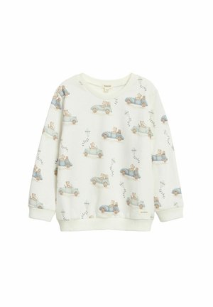 CAR MOTIF - Collegepaita - off-white