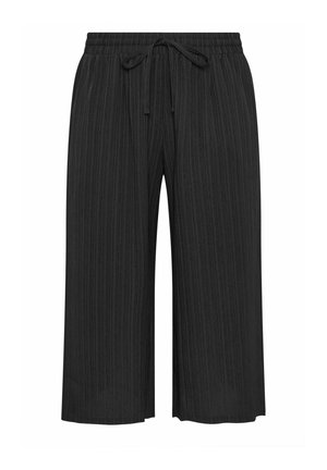 Yours Clothing, WOMEN'S CROPPED TROUSERS - Pantalon classique - black