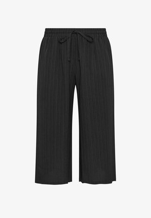 Yours Clothing, WOMEN'S CROPPED TROUSERS - Pantalon classique - black