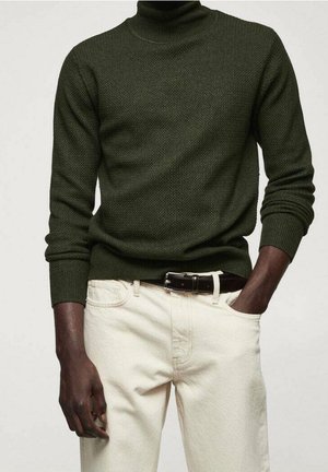 Strickpullover - dark green
