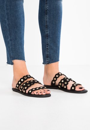River Island Muiltjes - black