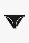 CONTRAST TRIM CLASSIC BIKINI BRIEFS - Bas de bikini - black