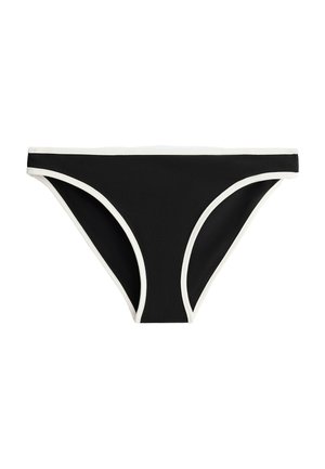 OYSHO, CONTRAST TRIM CLASSIC BIKINI BRIEFS - Spodný diel bikín - black