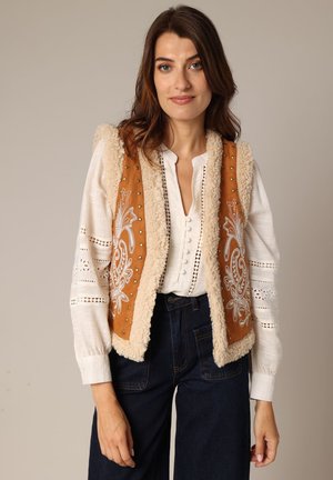 DEELUXE, LARINA - Veste sans manches - Camel