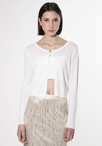INFLUENCER Chaqueta de punto - white