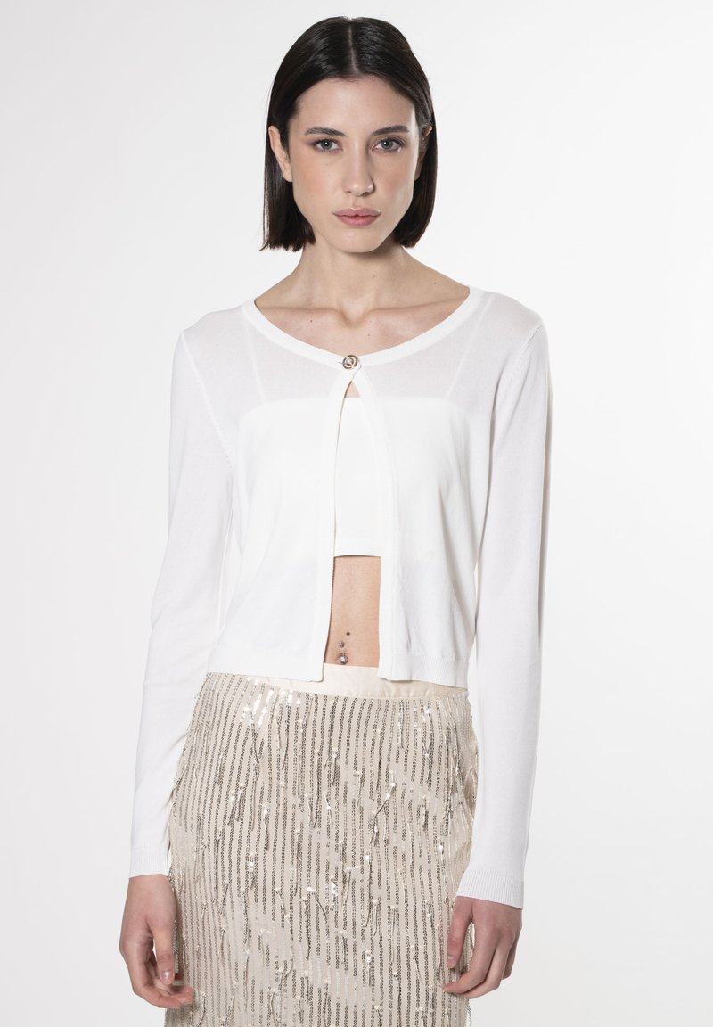INFLUENCER Chaqueta de punto - white