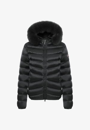Colmar Originals, COLMAR ORIGINALS DOWN JACKET WITH FAUX FUR HOOD - Doudoune - black