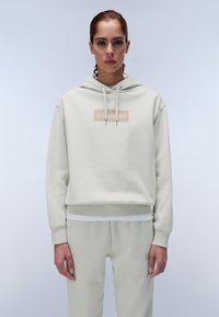 Napapijri NAPAPIJRI - Jersey con capucha - beige silvr n