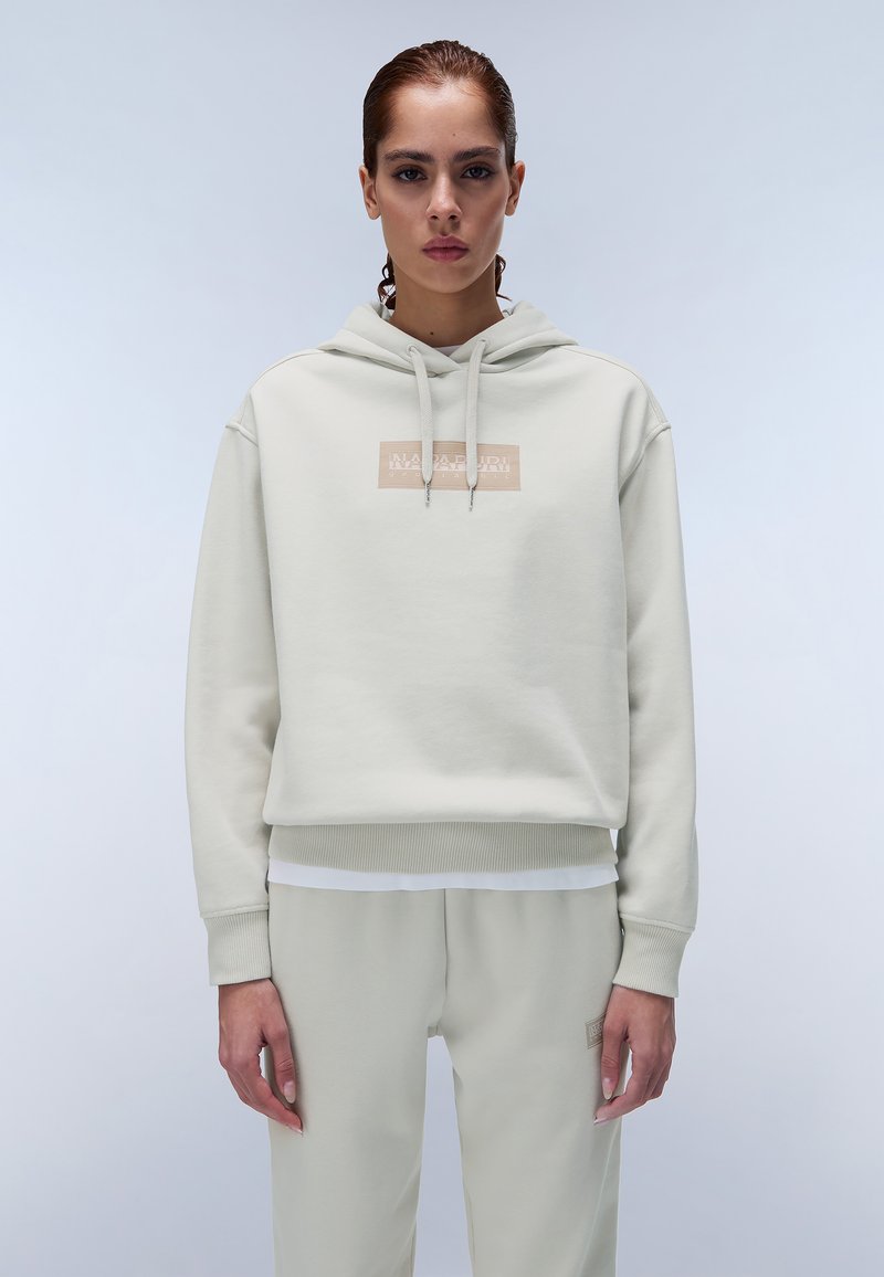 Napapijri NAPAPIJRI - Jersey con capucha - beige silvr n