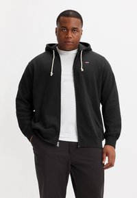 Levi's® Plus BIG ORIGINAL ZIP UP - Sweater met rits - caviar