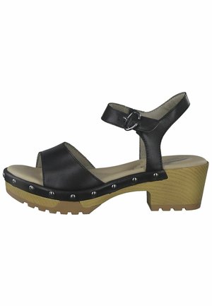 Tamaris Comfort - Plateausandalette - black