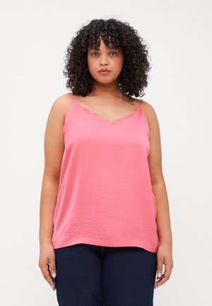 CARDEBBIE SINGLET WVN - Top - camellia rose
