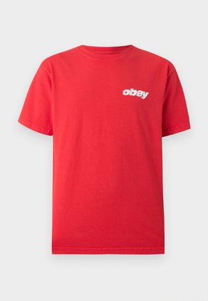 Obey Clothing, DIFFUSION - Printtipaita - pigment fiery red