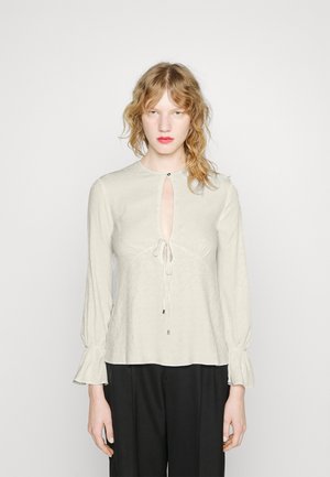 Pinko BAMBI CREPE  CHINE  - Blůza - vanilla ice cream