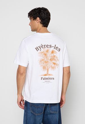 Jack & Jones, Backprintet - T-shirt print - bright white