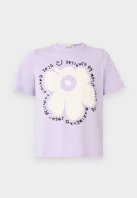 ERNA UNIKKO PLACEMENT UNISEX - Triko s potiskem - lilac/off white/black