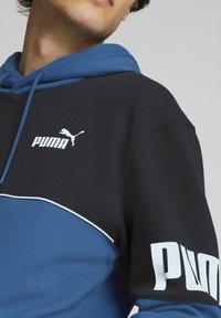 Puma Felpa con cappuccio - blue