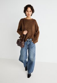 Vero Moda VMNOELLE ONECK  - Džemperis - pinecone melange