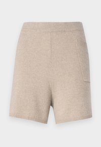 pure cashmere Shorts - camel