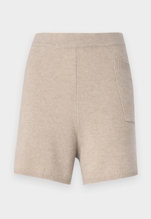pure cashmere Shorts - camel