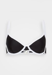 THE DUO DEMI  - Bikiniyläosa - black/white