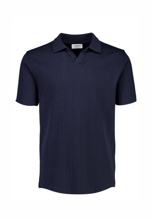 V-NECK POLO - Basic T-shirt - dark blue