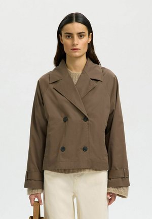 Leichte Jacke - chocolate chip