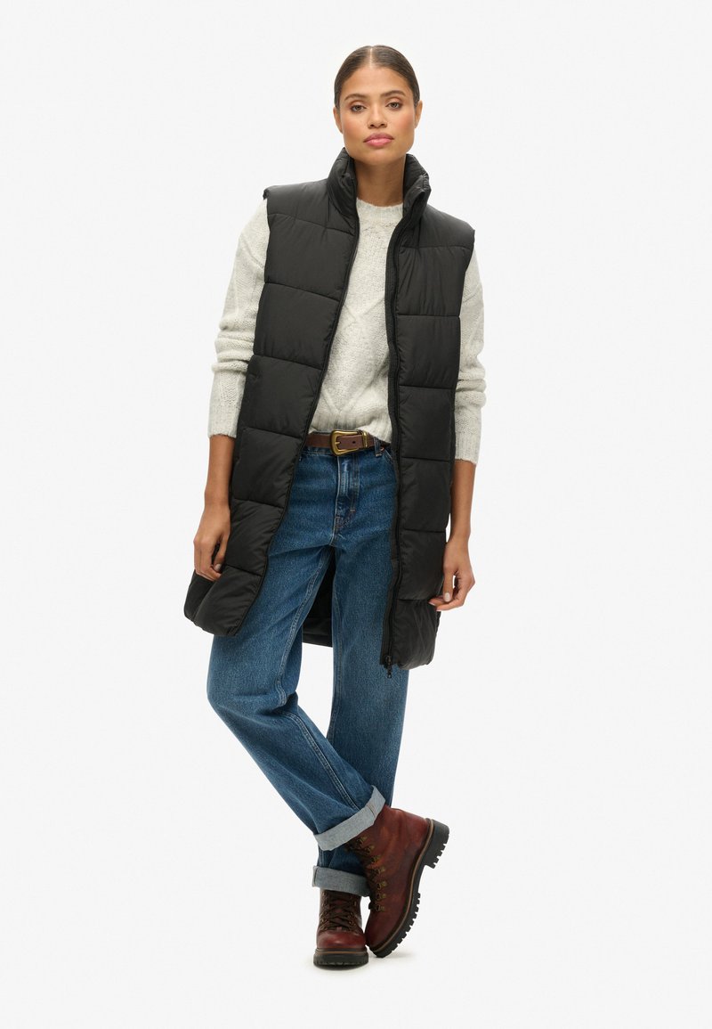 Superdry & Co Bodywarmer zwart Superdry & Co Bodywarmer zwart