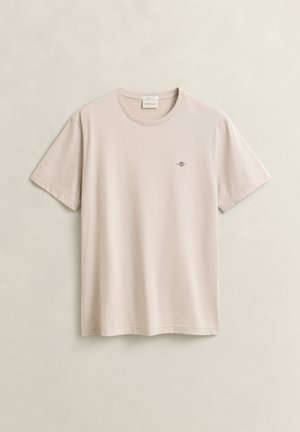 GANT, REGULAR FIT SHIELD T-SHIRT - T-shirt basic - clay beige
