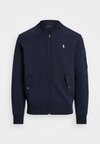 DOUBLE-KNIT BOMBER JACKET - Felpa con zip - aviator navy