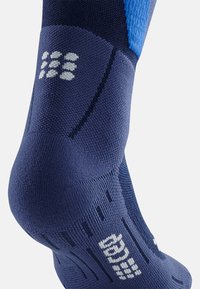 CEP COLD WEATHER COMPRESSION SOCKS RUNNING KNEE HIGH MEN - MADE IN GERMANY - Calze sportive - navy