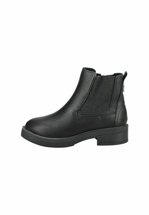 Platform ankle boots - black