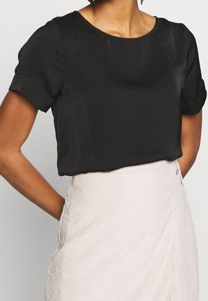 Blouse - black denim