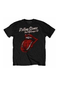 Paradiso Clothing THE ROLLING STONES TOUR OF EUROPE - Print T-shirt - black
