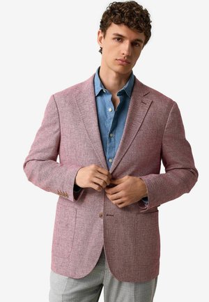 REGULAR FIT - TEXTURED - Blazer jacket - pink
