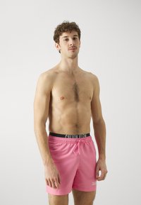 Calvin Klein Swimwear MEDIUM DOUBLE - Peldēšanas šorti - sachet pink
