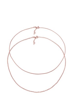 2 PACK CHOKER BASIC - Kaulakoru - rose gold-coloured