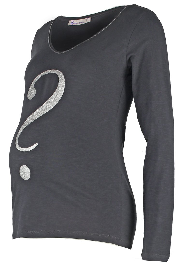 Queen Mum Longsleeve donkergrijs