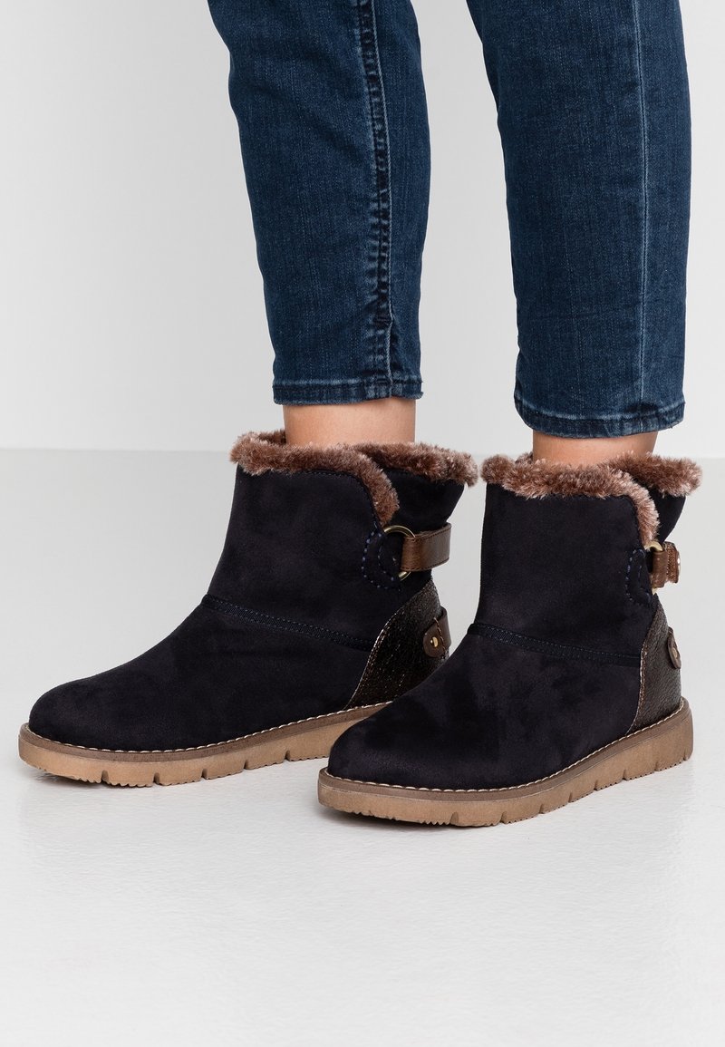 TOM TAILOR Botines - dark blue