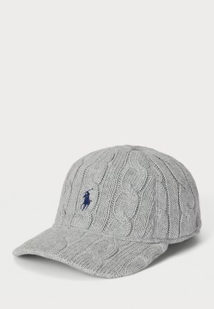 Polo Ralph Lauren CABLE KNIT COTTON BALL CAP - Casquette - grey heather