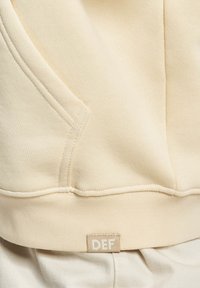 DEF HOODY - Majica s kapuljačom i patentnim zatvaračem - beige